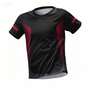 Badminton Png - Sport-Fitness Kurzarm-Freizeit-T-Shirt mit O-Ausschnitt, Locker Geschnittenes