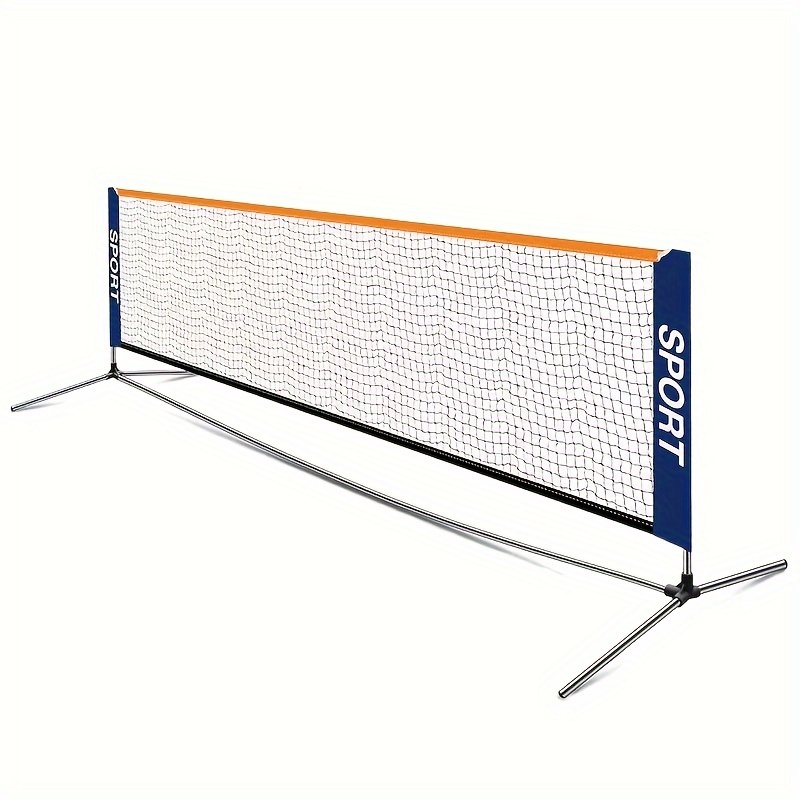 Badminton Photo - Tragbares 3M Mini Pickleball Mehrzweck-Tennis-Badminton-Trainingsnetz Schneller