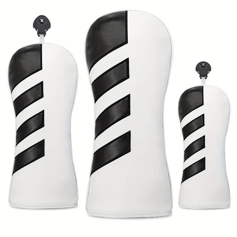 Badminton Club - Golfschläger-Schutzhülle, Langlebiger Synthetik-Überzug mit Schwarzen Streifen,