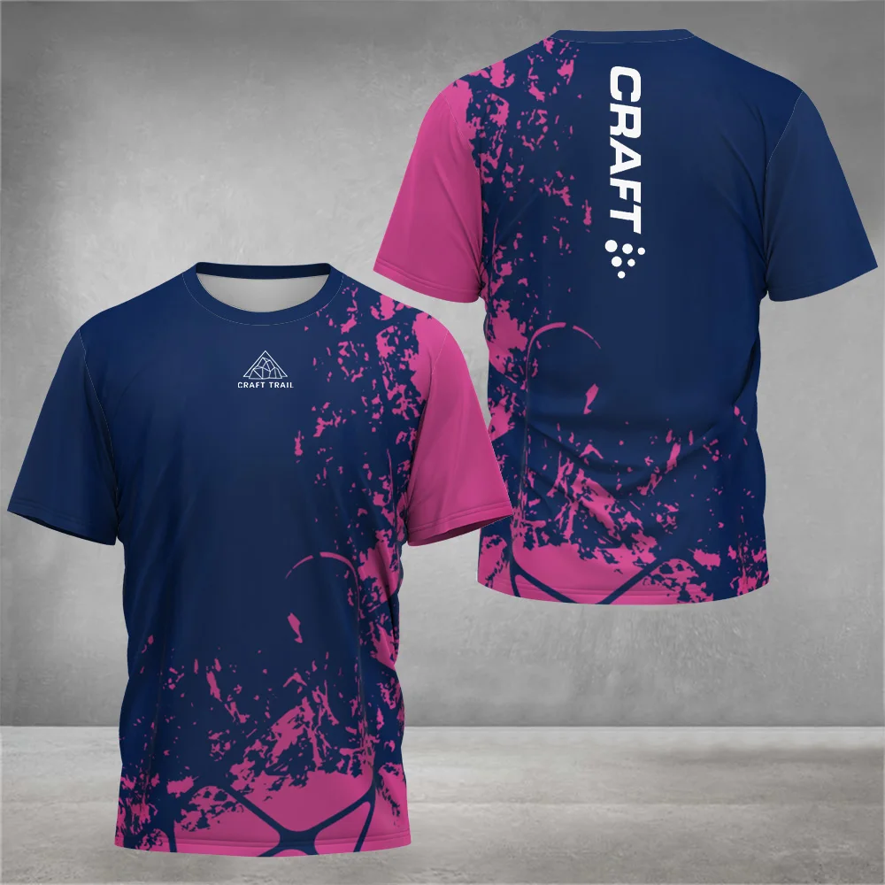 Badminton Png - Modisches Batik-bedrucktes T-Shirt mit Rundhalsausschnitt für