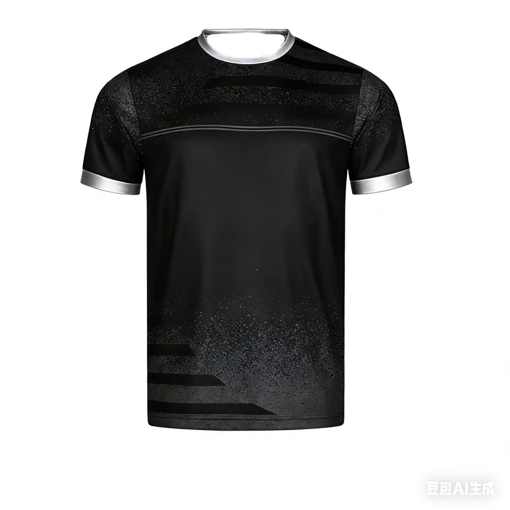 Badminton Png - Neues Herren-Tischtennis-T-Shirt mit Farbverlaufsmuster, Sommer-Badminton-T-Shirt mit