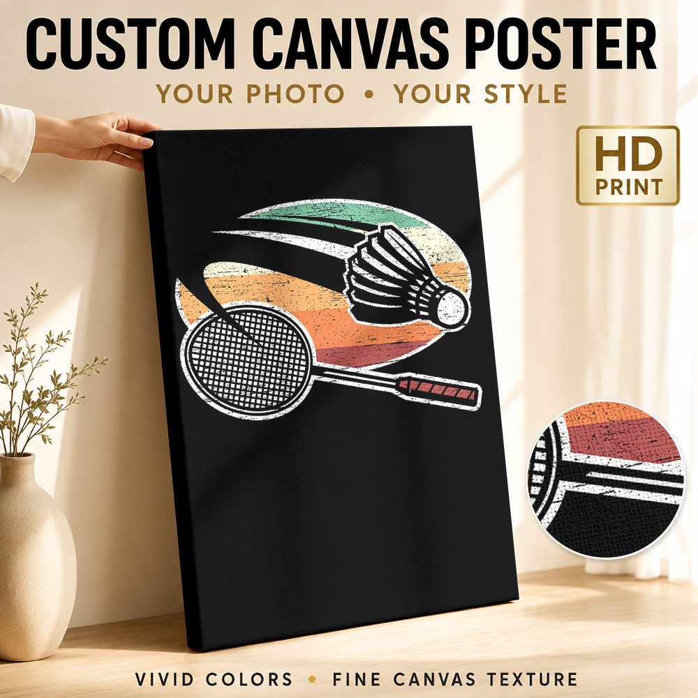 Badminton-Leinwandbild, Poster – Badminton Photo Bewertung und Preis