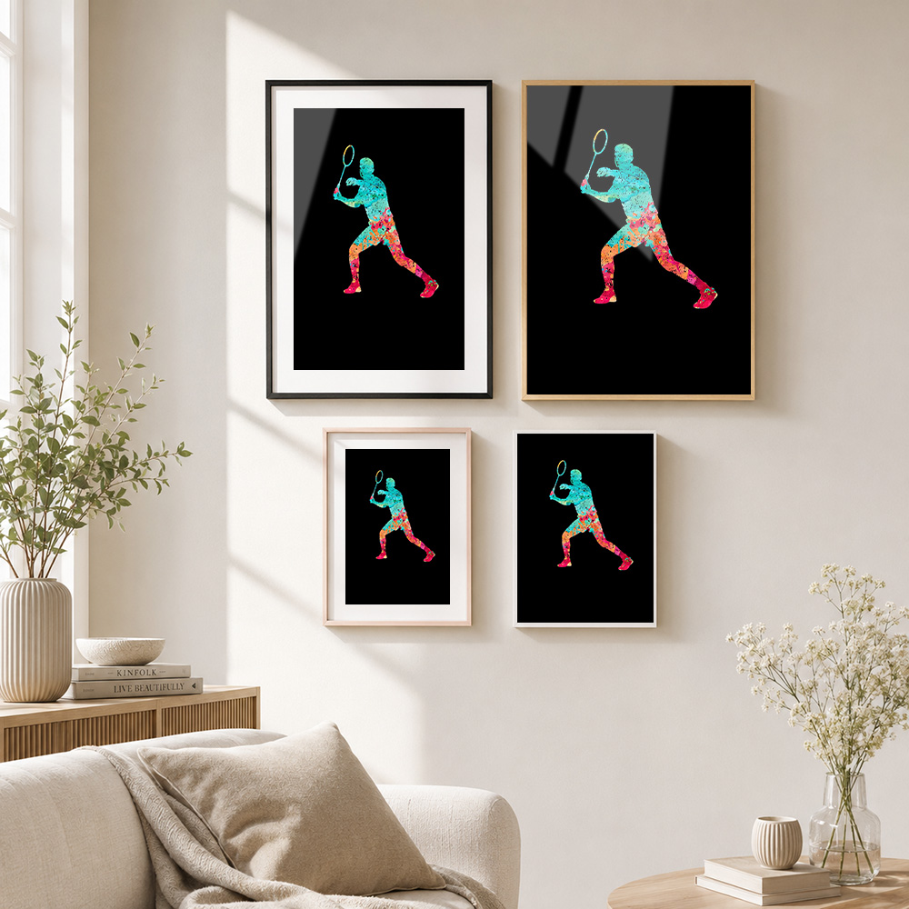 Badminton-Poster in leuchtende – Badminton Photo Bewertung und Preis