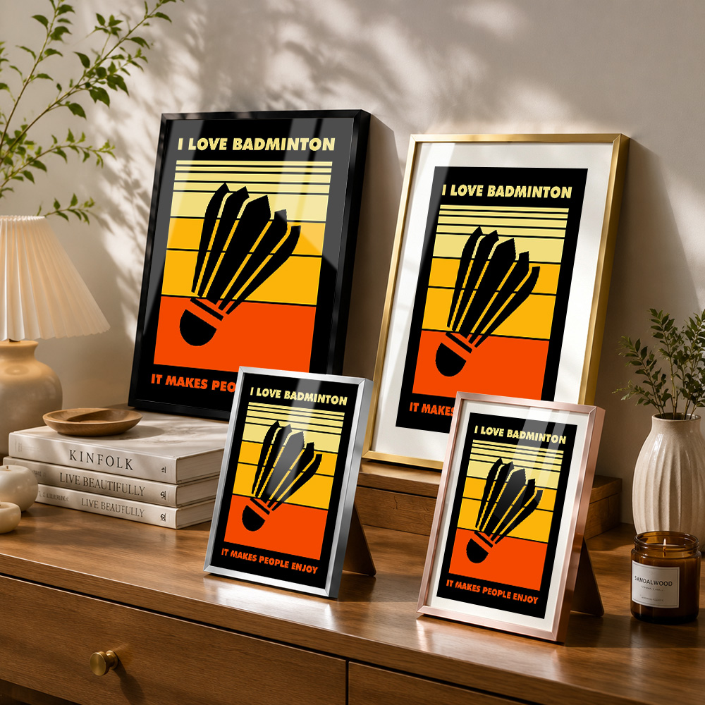 Badminton-Metallposter mit Alu – Badminton Photo Bewertung und Preis