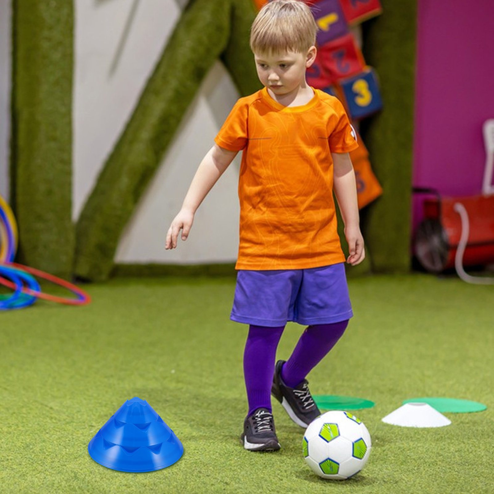 6 Stück Fußball-Trainingshütch – Court Marker Cone Bewertung und Preis